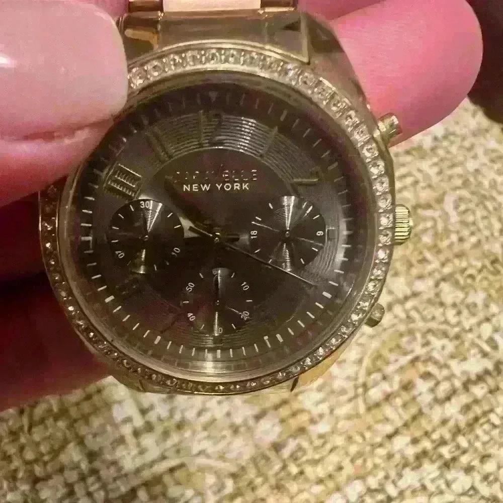 Caravelle Ladie's, Rose Gold Stainless Steel Strap, Brown Dial Watch 44L195